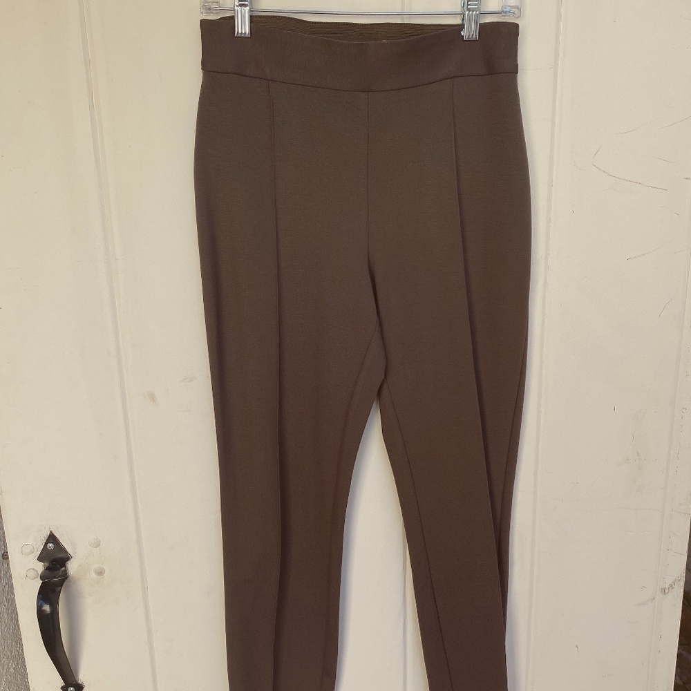 H&M taupe stretch pant